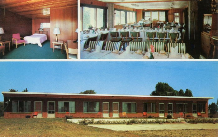 Motel Barbu - Old Postcard View (newer photo)